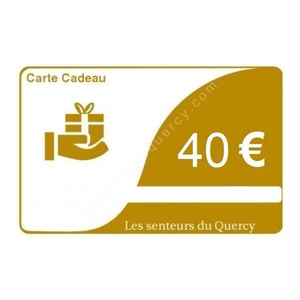 Carte Cadeau de 40 €