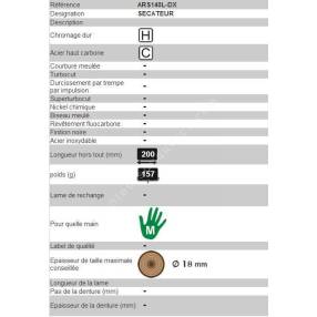 Ciseaux de jardin ARS 140L-DX : L'outil de précision par excellence