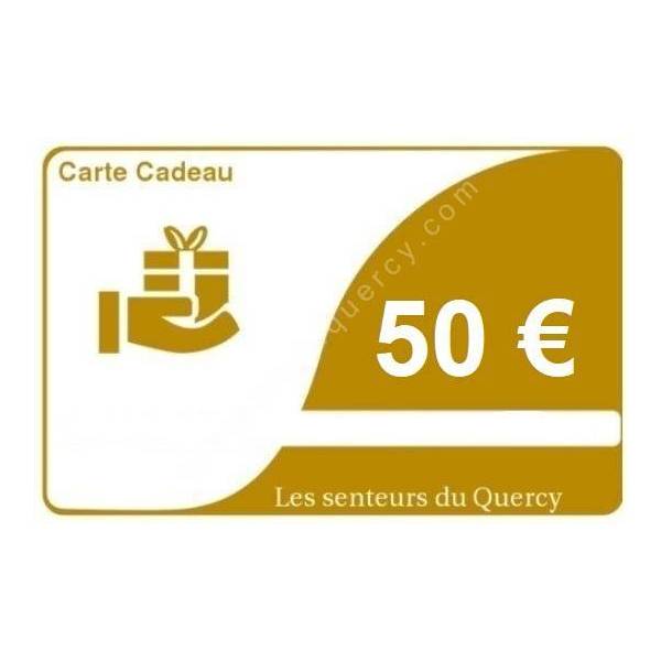 Carte Cadeau de 50 €