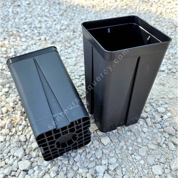 pots 1,4 Litres anti-chignon avec le fond grillagé